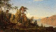 Amaldus Nielsen Fjordparti painting